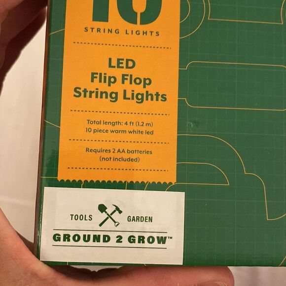 Flip flop -Ground 2 Grow 10 string lights - 4 feet - Picture 5 of 6